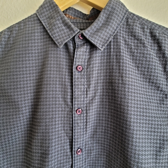 Guess Long Sleeve Pattern Print Button-up Dress Shirt Men's Size Small - Picture 3 of 12